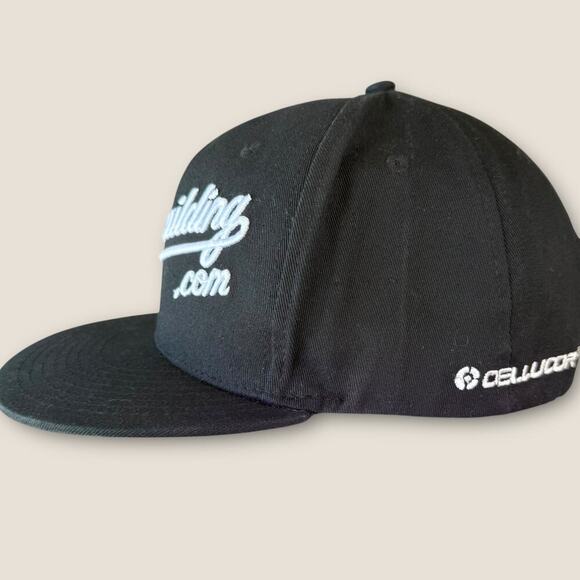Bodybuilding.com Baseball Cap Hat Cellucor Adjust Snapback Men One Side Black - Picture 4 of 10